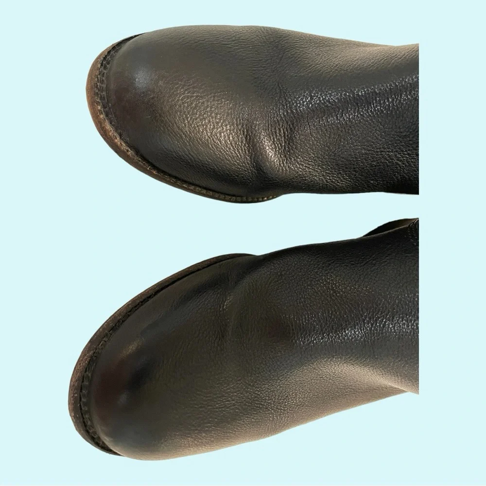 Coach Black Leather Over the Knee Boot size 6B - Picture 4 of 5